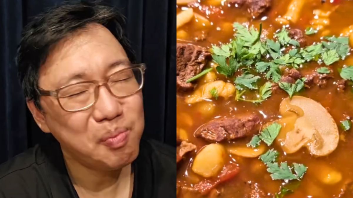 Koreańczyk ocenił zupę gulaszową