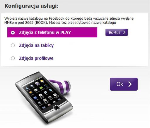 MMSuj na tablicę - okno konfiguracji