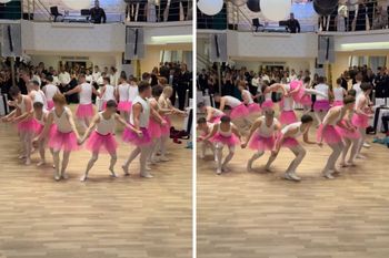 Ale akcja na studniówce. Tak wyskoczyli. Nagrywał nawet prezydent miasta