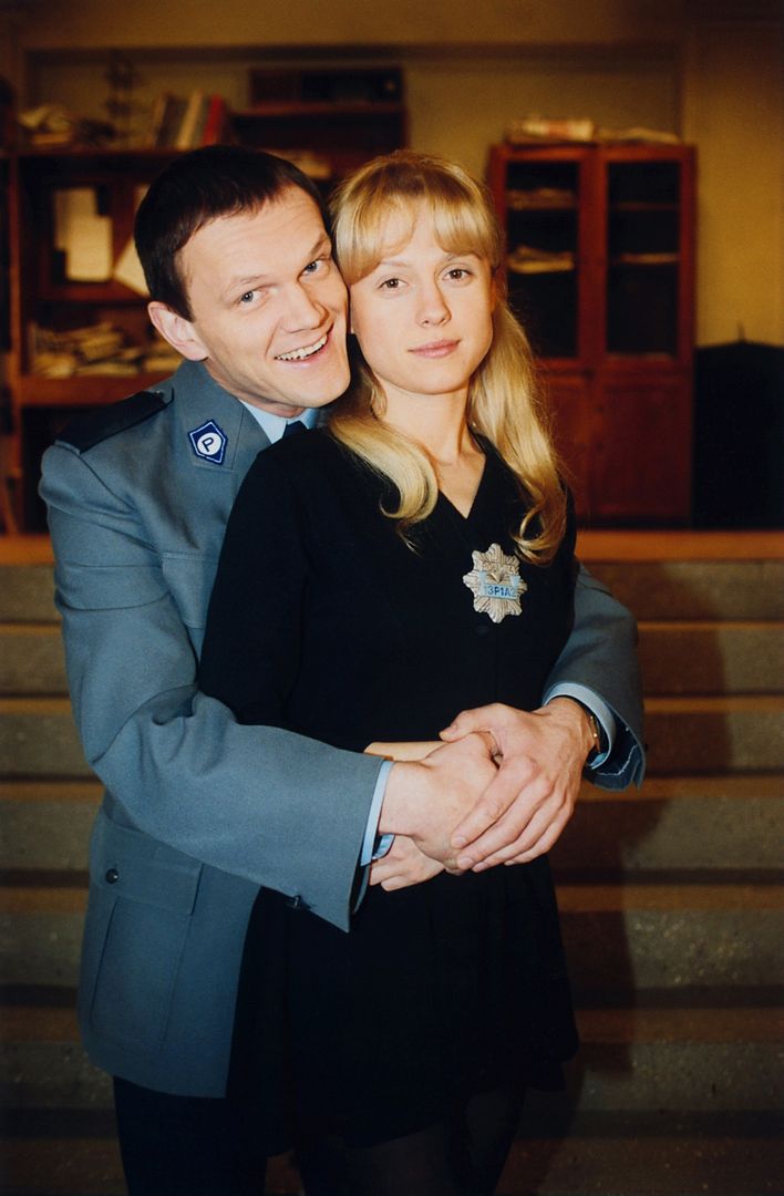Aleksandra Woźniak i Cezary Pazura