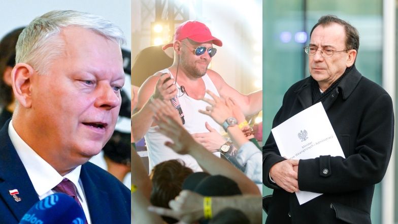 Tede przyłapał Marka Suskiego na dostarczaniu telewizora Mariuszowi Kamińskiemu