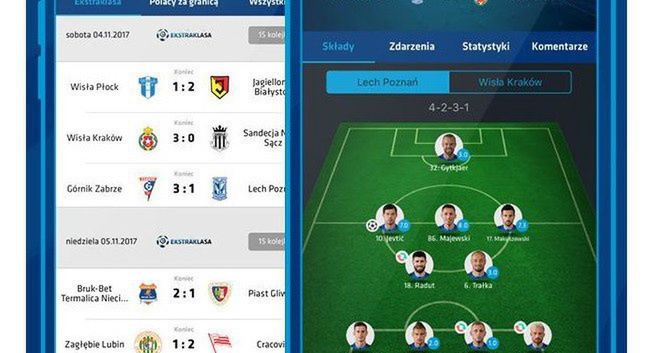 Ekstraklasa z aplikacją mobilną na iOS i Androida