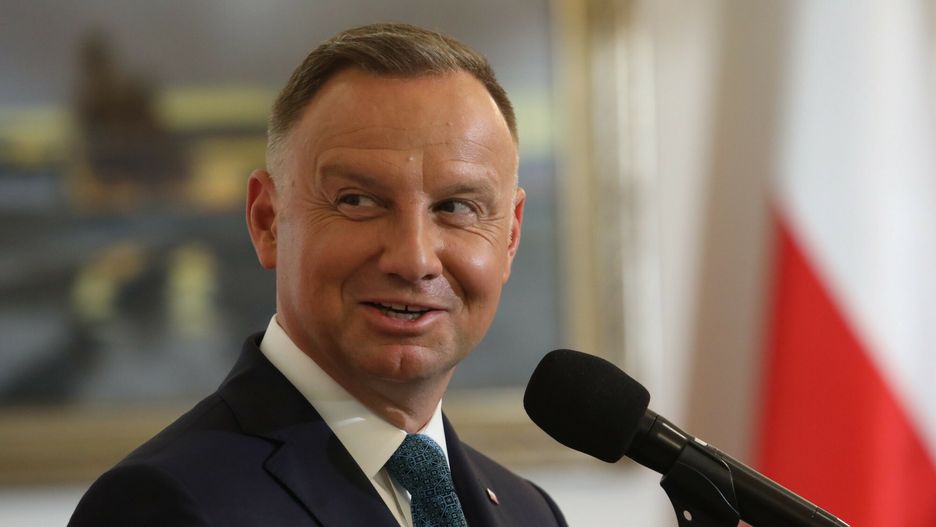 Prezydent podpisa? ustawe o utworzeniu Akademii Mazowieckiej w P?ocku
29.08.2022 Warszawa, Uroczystosc podpisania przez Prezydenta RP Ustawy o utworzeniu Akademii Mazowieckiej w Plocku, fot Tomasz Jastrzebowski/REPORTER
n/z: Andrzej Duda
Tomasz Jastrzebowski/REPORTER
