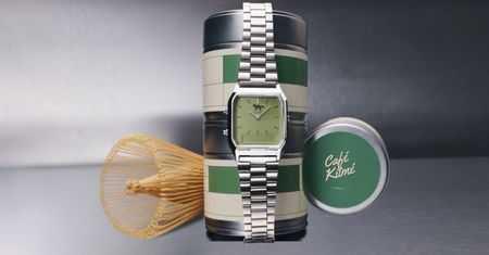 Matcha nie tylko w ręce, ale i na ręce. A to wszystko dzięki Casio i Kitsuné