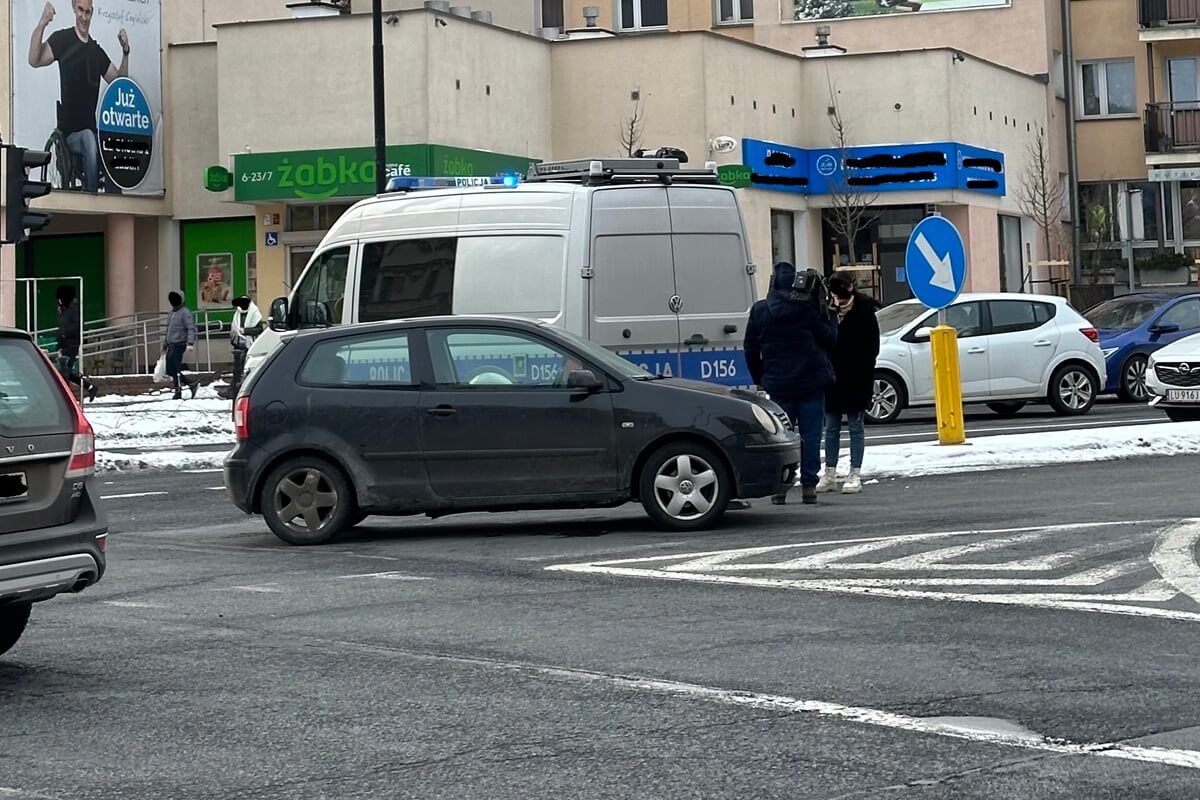 Kierowca volkswagena potrącił rowerzystę na skrzyżowaniu w centrum Lublina