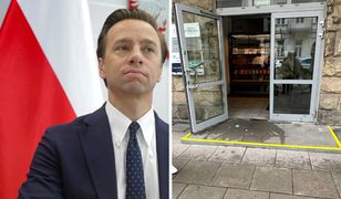 Groźny incydent przed biurem Platformy. Bosak: to prowokacja