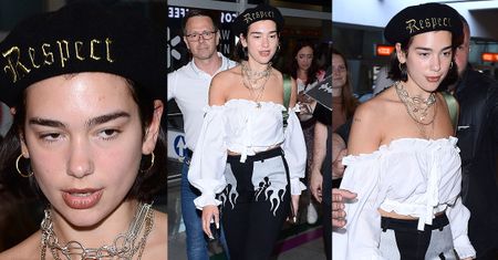 Wystylizowana Dua Lipa przyleciała do Warszawy