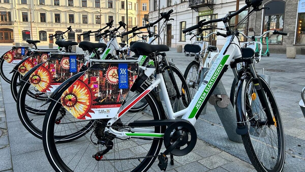 Rowery elektryczne w systemie Lubelskiego Roweru Miejskiego
