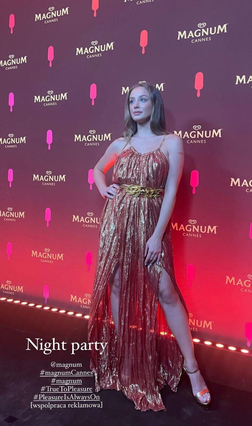 Wiktoria Gąsiewska w Cannes