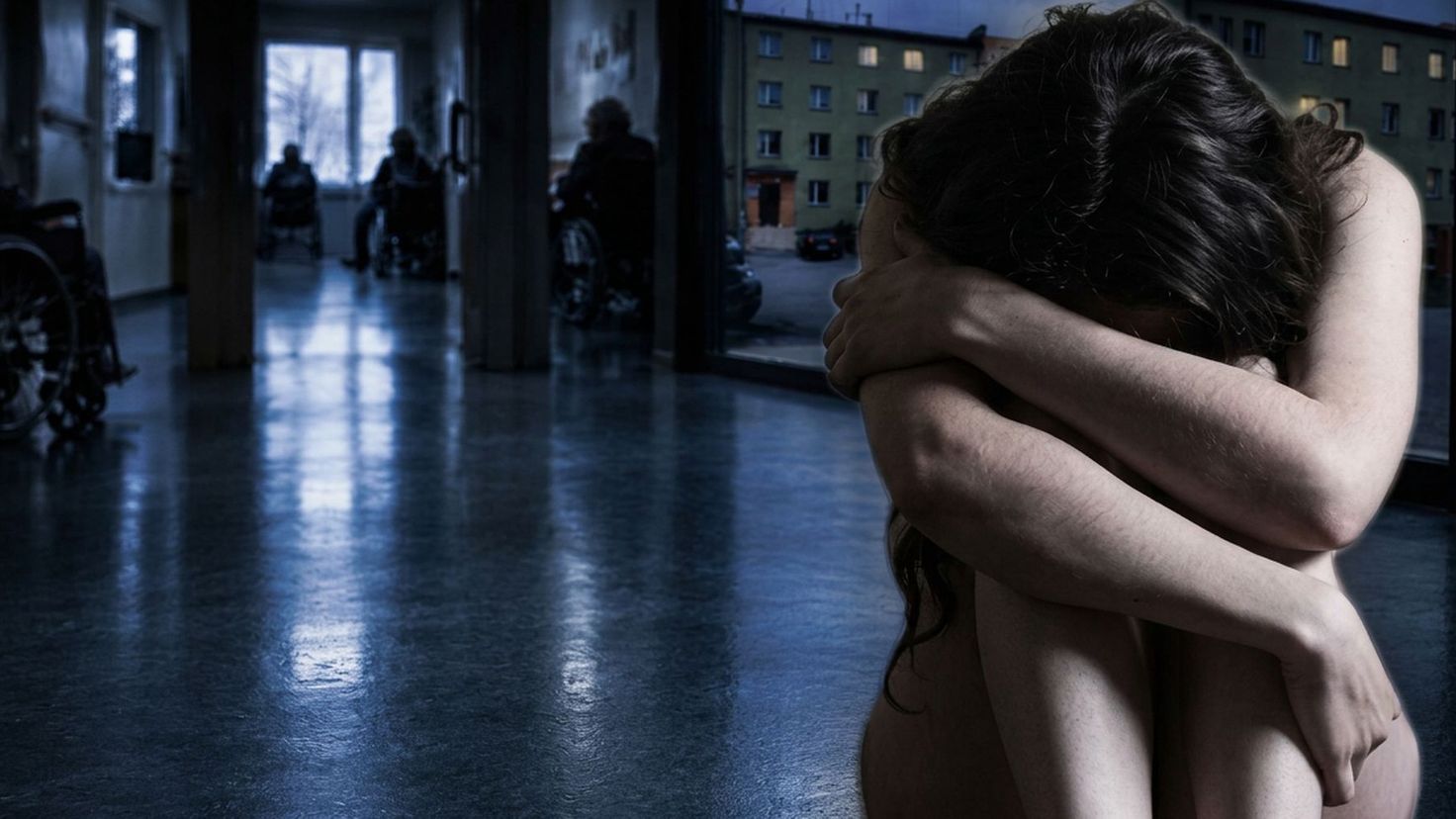 Nagą kobietę przypięto do łóżka. "Nagranie jest wstrząsające"