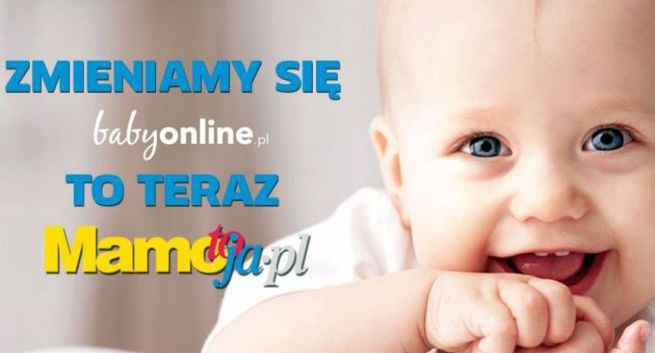 Babyonline.pl zmieniło się w Mamotoja.pl, poprawiono layout serwisu