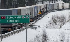 Rekordowo długi korek. W kolejce w Bobrownikach po 80 godzin