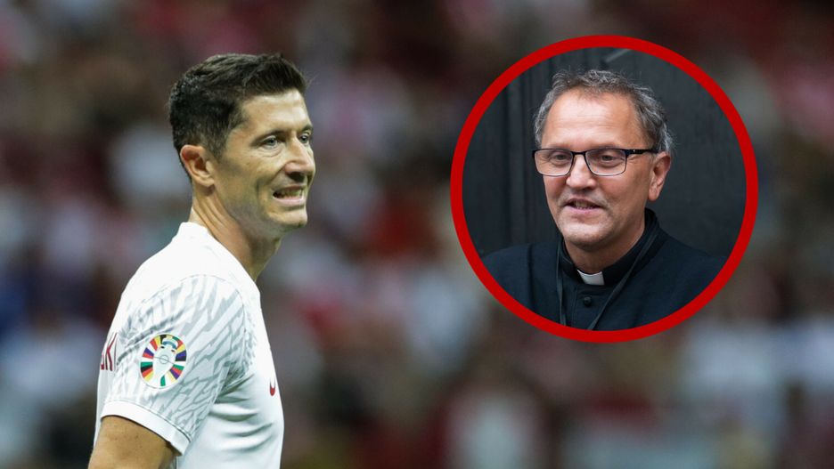 Robert Lewandowski i ksiądz Michał Woźnicki