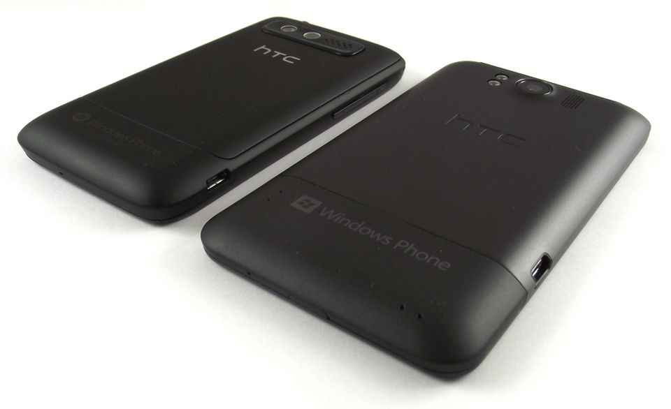 HTC Titan a Sensation i 7 Trophy, Nokia N9 i E7 oraz Samsung Wave - porównanie wielkości i wyglądu 5