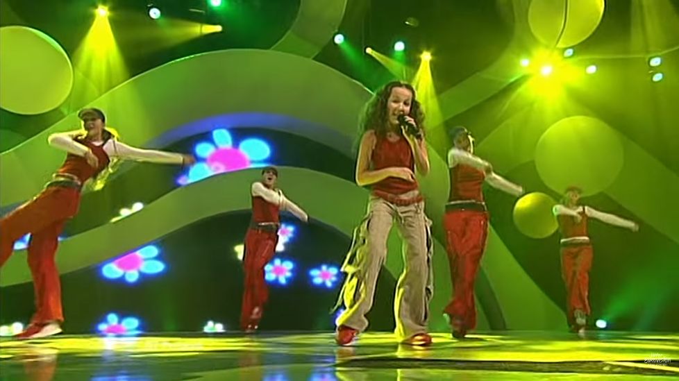 Kasia Żurawik na Eurowizji Junior w 2003 roku