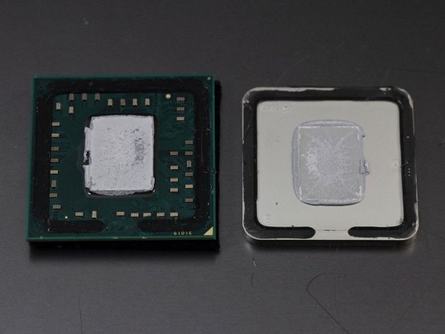 AMD APU Trinity A10-5800K procesor zdjęcie odpromiennik ciepła rdzeń
