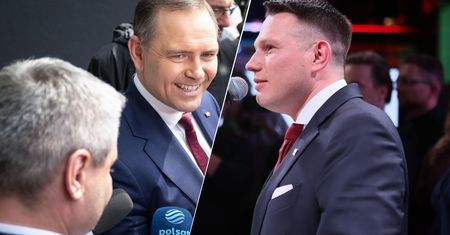 Nawrocki u Mentzena. "Jak piesek, który prosi o smaczka"