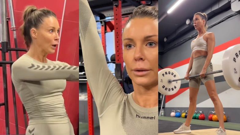 Małgorzata Rozenek daje czadu na siłowni