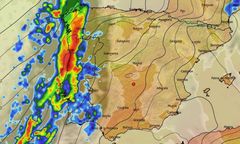 Orkan Claudia uderzył w Portugalię