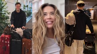Sandra Kubicka zabrała syna i jego "STEP DADDY'EGO" na wakacje. Obładowany Adam dzielnie pchał wózek: "A chciał tylko pójść na kawę..."