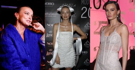 Gwiazdy meldują się na modowej imprezie: Natalia Szroeder w prześwitującej kreacji, oryginalna Aleksandra Adamska, kobaltowa Sokołowska (ZDJĘCIA)