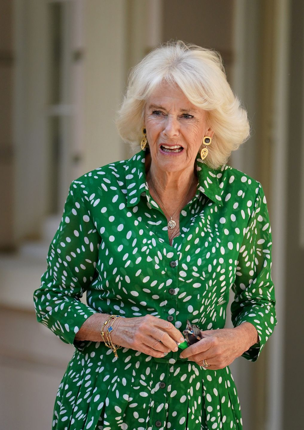 Królowa Camilla widziana 14 czerwca