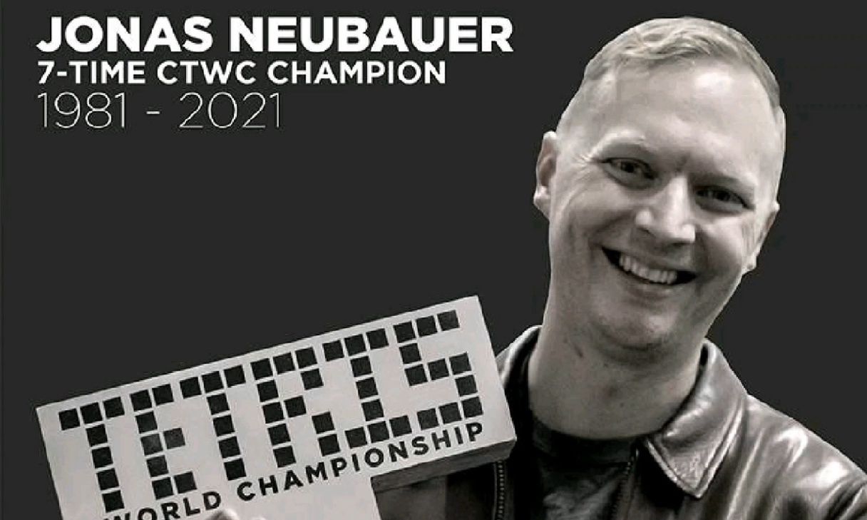 Zmarł Jonas Neubauer. Siedmiokrotny mistrz świata w Tetrisie miał zaledwie 39 lat