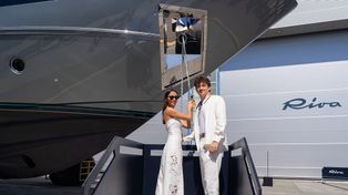 Charles Leclerc odebrał nowy jacht. To Riva 102’ Corsaro Super