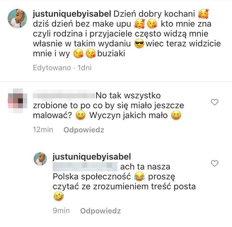 Iza z "Królowych Życia" pokazała się "bez makijażu"