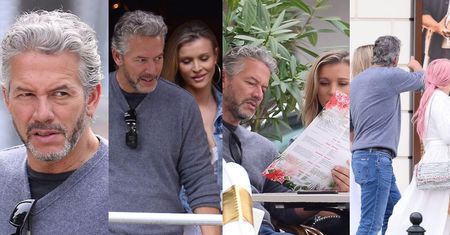 Joanna Krupa zabrała Douglasa na spacer po Warszawie (ZDJĘCIA)