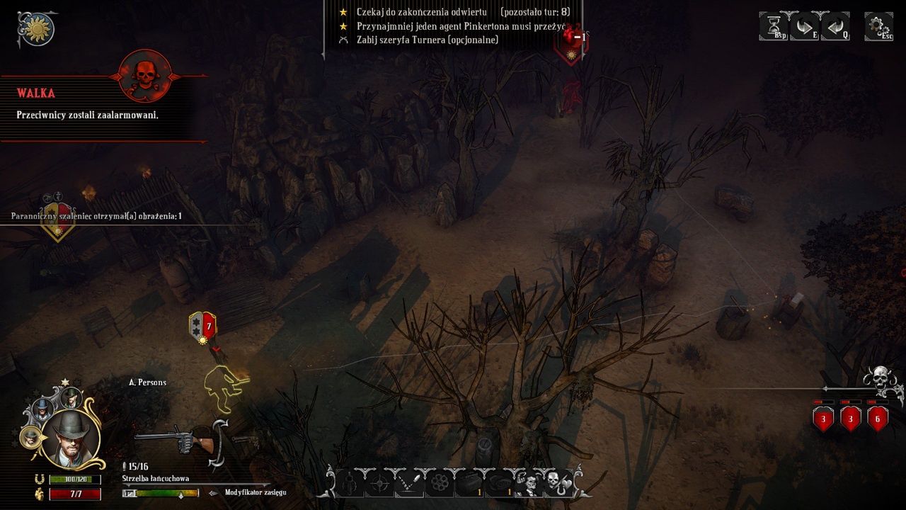 Hard West - strzelba łańcuchowa