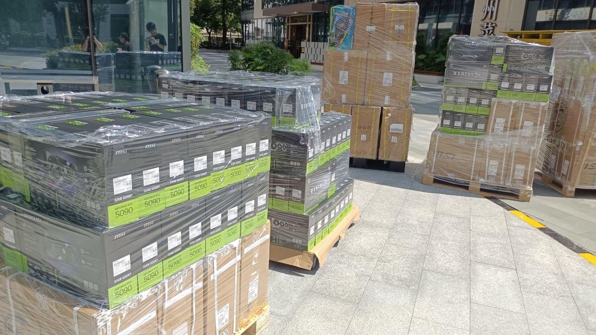 Milionowy transport kart GeForce RTX 5090 zniknął bez śladu