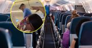 Leciała pierwszą klasą. Internauci skrytykowali ją za to, co robiła w samolocie