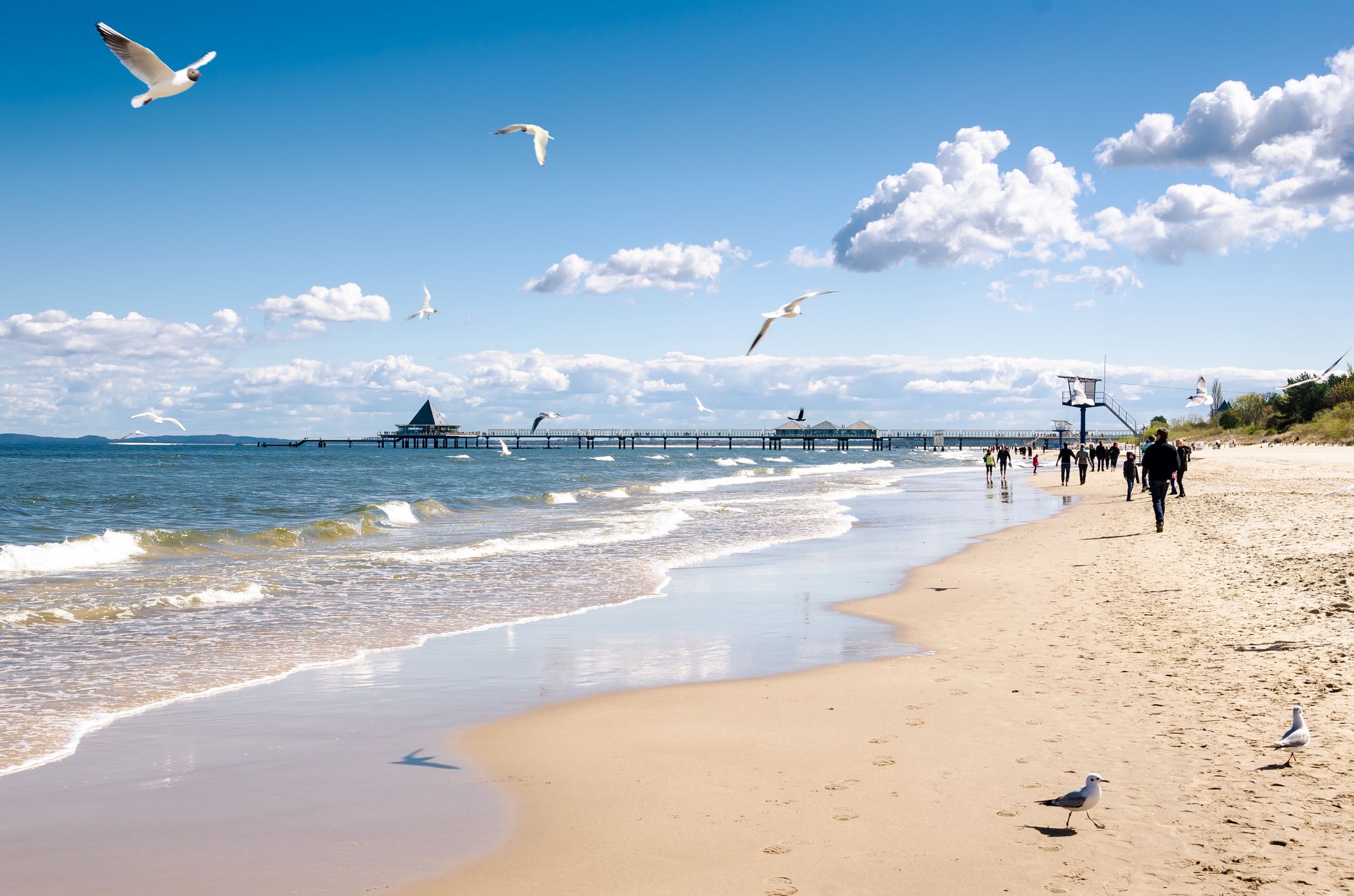 Plaże w miejscowości Heringsdorf (zdjęcie ilustracyjne) 