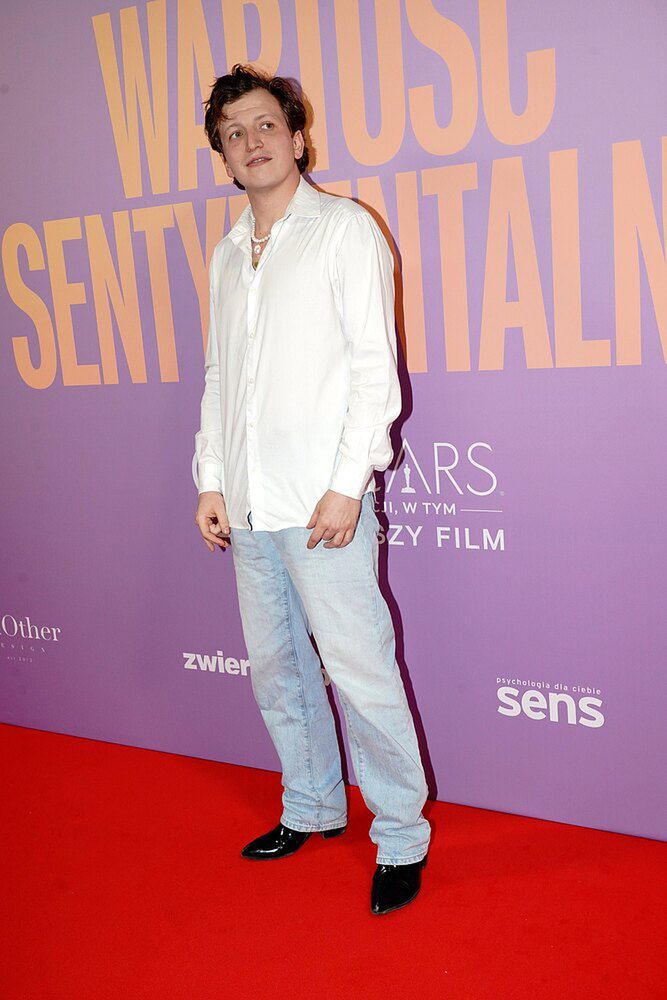 Maciej Musiałowski na premierze filmu "Wartość sentymentalna"