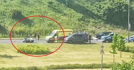 Policjant ranny w wypadku. Poszukiwani są świadkowie