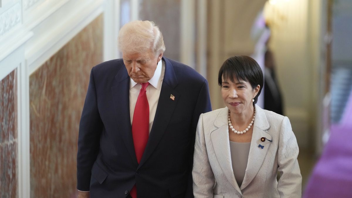 Donald Trump i Sanae Takaichi 
