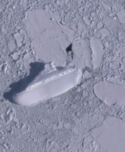 Dziwny obiekt na Antarktydzie. Widać go na zdjęciach Google Earth