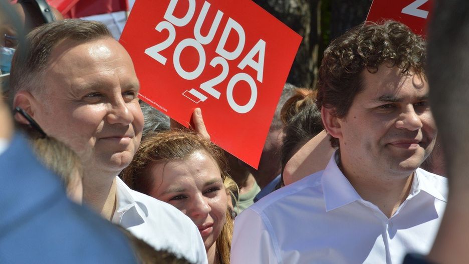 Andrzej Duda na wiecu wyborczym w Stalowej Woli