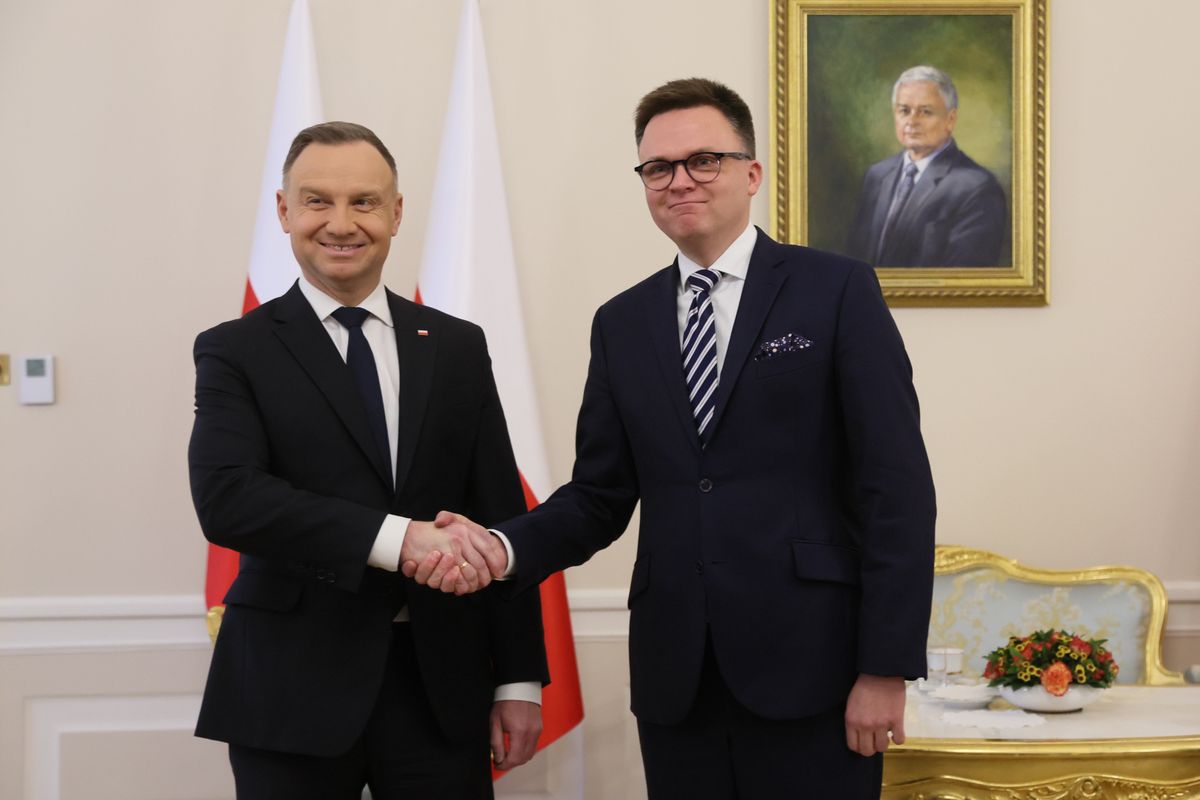 Hołownia o spotkaniu z Dudą. "Prezydent zapewnił mnie"