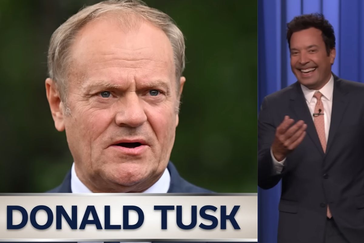 Lektor udający Donalda Trumpa reagował na zdjęcie Donalda Tuska