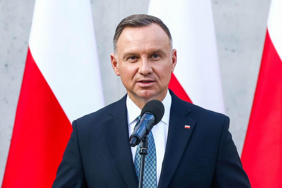 Prezydent Andrzej Duda był gościem Bogdana Rymanowskiego w Polsat News