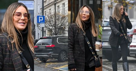 Małgorzata Rozenek parkuje na miejscu dla osób z niepełnosprawnością i DWUKROTNIE zasuwa na czerwonym w drodze do SPA (ZDJĘCIA)
