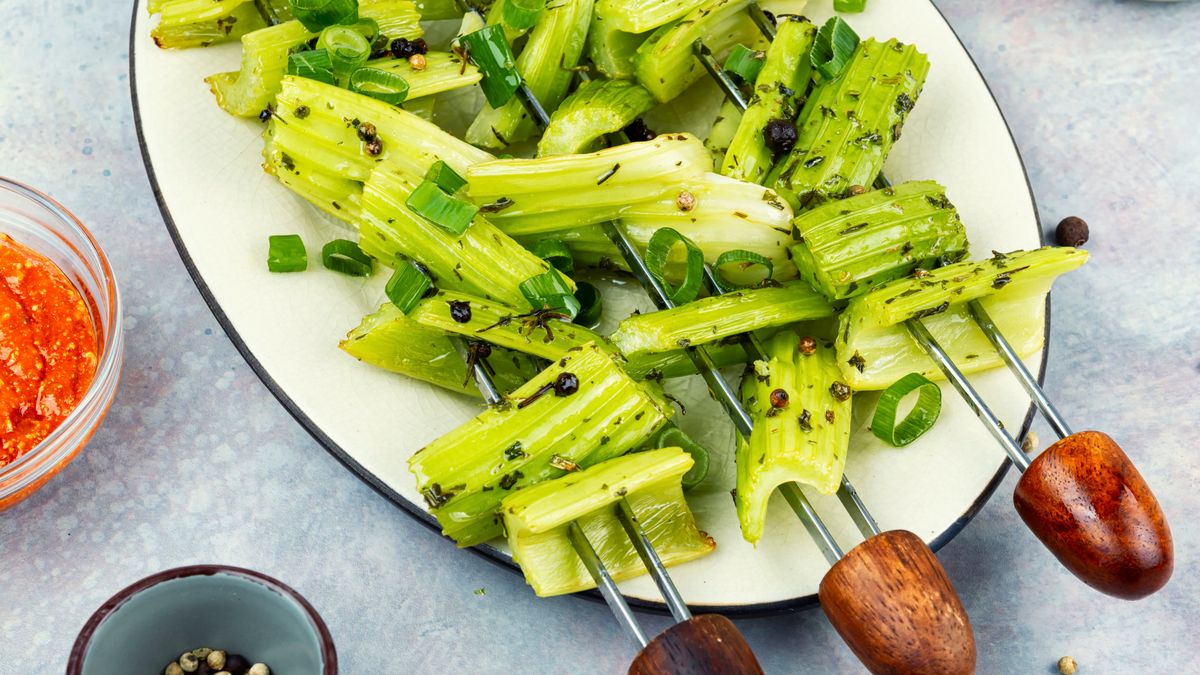 Przekąska z selera z piekarnika