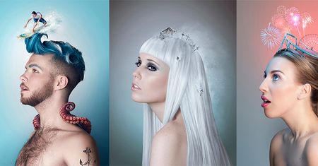 Moda i fantazja połączyły się w zdjęciach bajecznych fryzur