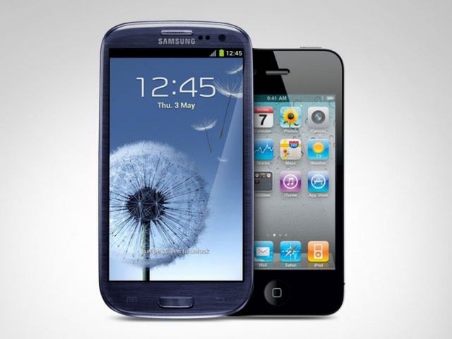 Galaxy S III i iPhone 4S (fot. androidchief)