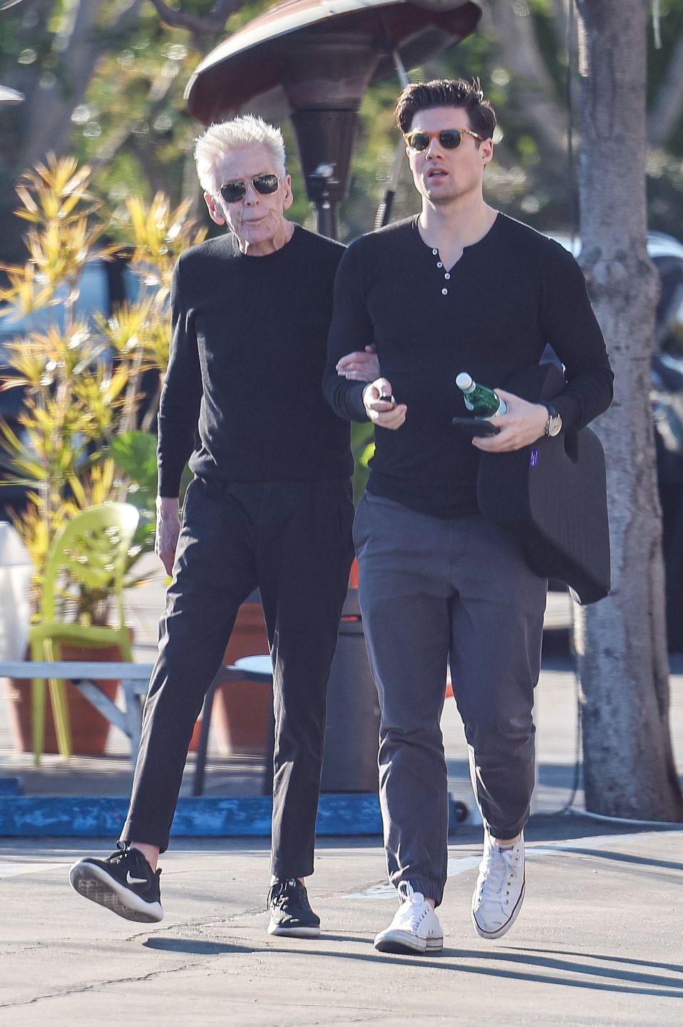 Calvin Klein ze swoim partnerem