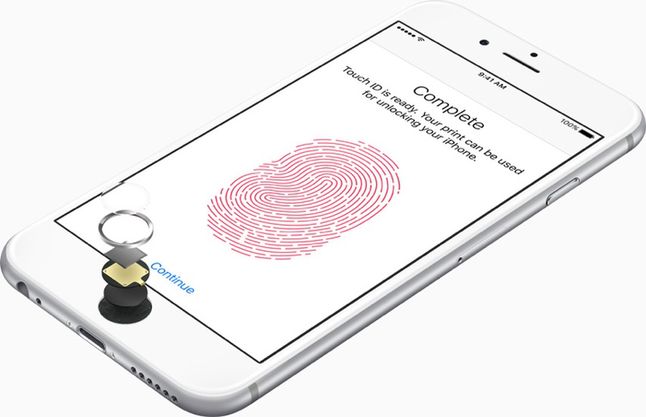 iPhone 6s i Touch ID