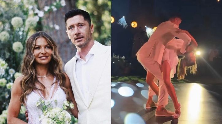 Hiszpańskie media rozpisują się o drugim ślubie Lewandowskich