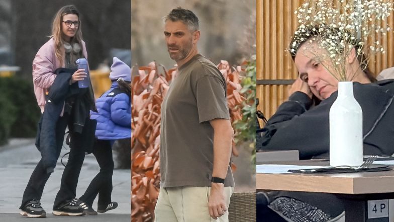 Joanna Koroniewska i Maciej Dowbor sfotografowani na mieście